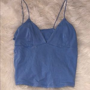 Blue tank top